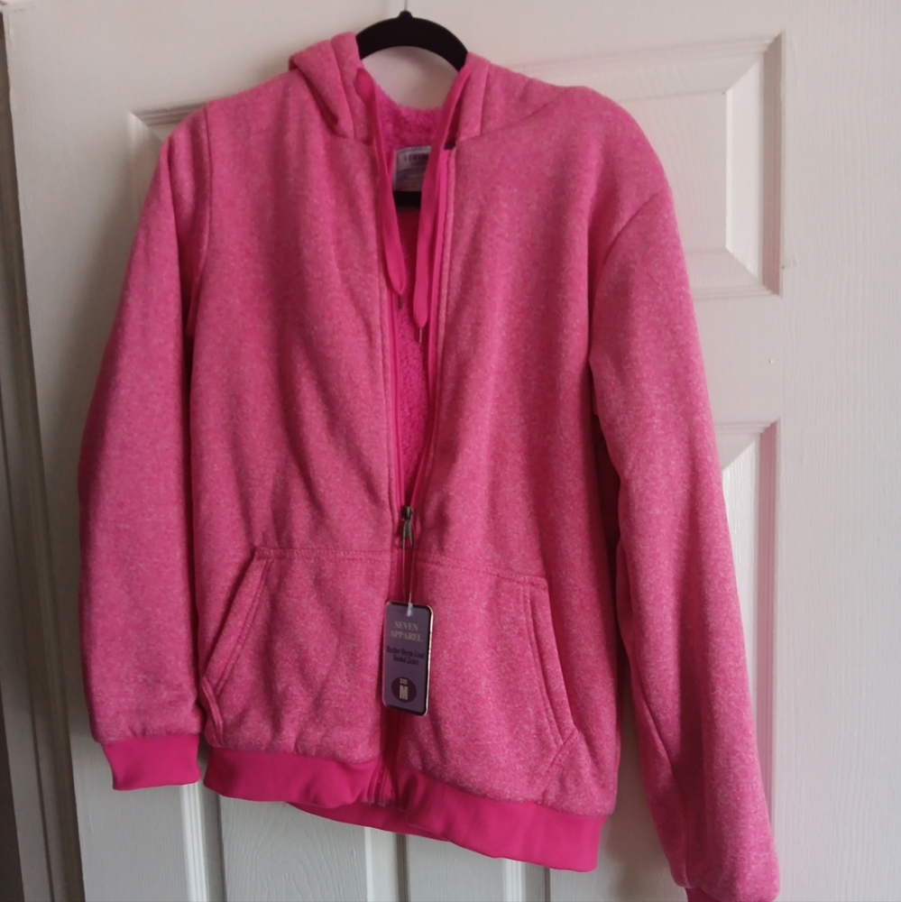 Women's Pink Hoodie Jacket